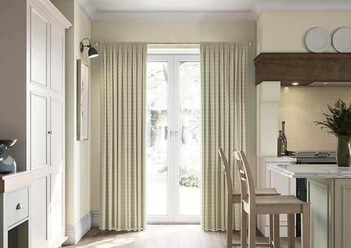 Orla Kiely Linear Stem, Pebble - Made to Measure Curtains - Image 3